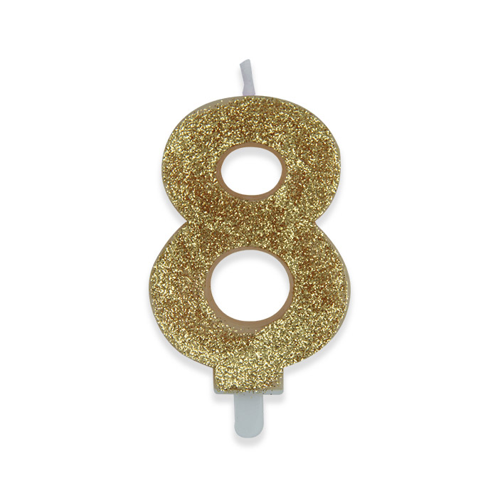 CANDELA ORO GLITTER 8